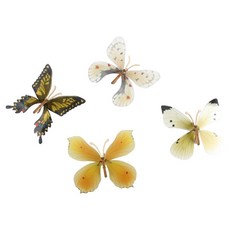 YoungModeler 英工房 韓國的蝴蝶DIY立體拼圖木質模型 4種組, 1套, 48件