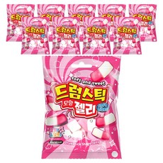 雞腿造型果凍 草莓牛奶口味, 10個, 50g