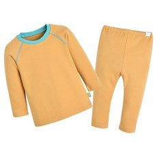 moimoln 幼兒用E Pima棉莫代爾羅紋上下套裝 M241NNN30P80