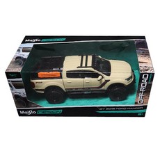 Maisto 1:27 2019福特Ranger改裝版模型車, 1個, 象牙白