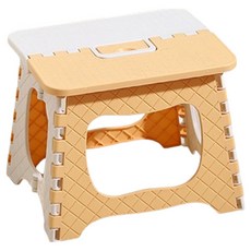 前程似錦 戶外折疊簡易輕量椅凳 L, 1個, 奶油米色