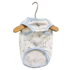 쥬비코 강아지 쟈가드 민소매 티셔츠, 블루, 1개