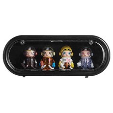 Mostick 壁掛式膠囊型公仔裝飾品展示盒 黑色 1層, 1個
