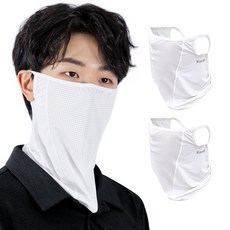 卡爾尼克 CEM Sport Fit 防曬口罩, 白色, 2個