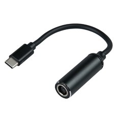 컴스마트 USB C타입 PD 노트북 전원 변환 충전 케이블 DC 외경 7.4 내경 5.0 TB781, 1개