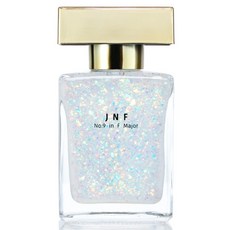 J&F Mirror Maze 無味高光澤水性指甲油 F900015, 1個, 15ml, 銀色亮片