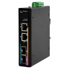 Nextu 2埠 斯亞木 SFP TP 千兆工業級媒體轉換器, 1個