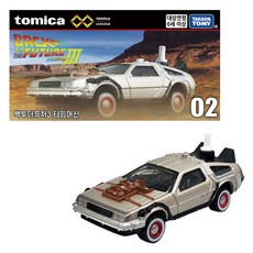 TOMICA Premium系列02回到未來3時光機玩具, 1盒, 混色