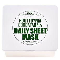 DermaFactory 84%魚腥草抽取式面膜 30片入, 1盒, 340g