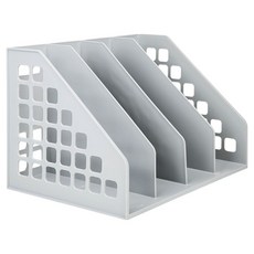 SOME'S MINE 收納文件架 4層, 灰色, 1個