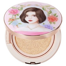 makeup helper 安瓶光澤氣墊粉餅 23g 可愛瑞秋, 1個, 23號 米色