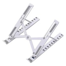 셀러열리 휴대용 경량 랩탑 거치대 + 파우치 세트, 화이트, 1세트