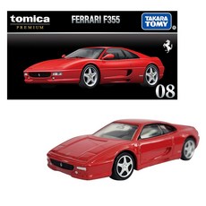 TOMICA T-ARTS KOREA Tomica Premium 08 法拉利 F355 玩具, 混合色, 1個