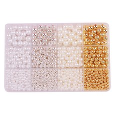 심플하니 DIY 모조 진주 비즈 세트 S05, 혼합색상, 1세트