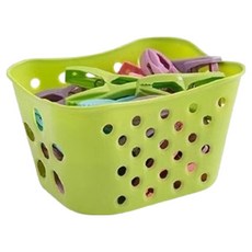 타미나요 편리한 빨레집게 랜덤발송 20p + 바구니 세트, 북유럽 그린(바구니), 1개