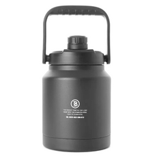 BROOKLYN WORKS 布魯克林 不鏽鋼保冰水壺 2.5L 黑色, 1個