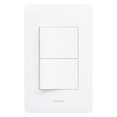 Legrand 羅格朗 Tavien 2開關 Simple 白色, 1個