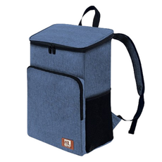 디페이브 레귤러 나만의 캠프 배낭형 보온보냉 아이스백, 20L, 네이비