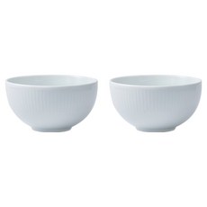 로얄코펜하겐 화이트 플레인 밥그릇, 2개