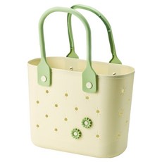 더자카 플로랄 다용도 목욕 바구니, 옐로