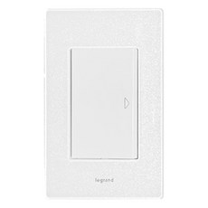 Legrand 羅格朗 Tavien Deco 壓克力 1開關 Simple 牛奶珍珠白, 1個