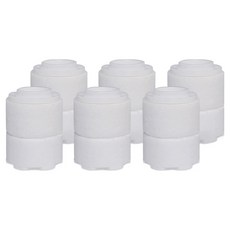 FILTER KLASS Dr.Piell旅行用蓮蓬頭替換濾芯, 6個