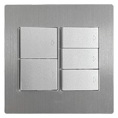 르그랑 타비앙 데코 알루미늄 5구 스위치 Simple 마그네슘 헤어라인, 1개