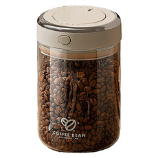 上手家居 密封罐 1.1L, 米白蓋, 1個