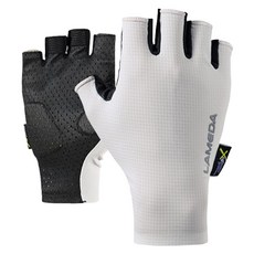Lameda 自行車運動防滑半指手套 雙手穿戴組 2066, 1套, 白色