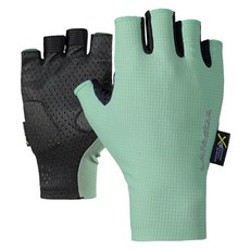 Lameda 自行車運動防滑半指手套 雙手穿戴組 2066, 1套, 淺綠色