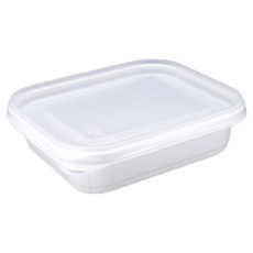 Swan 方形迷你粥碗 大 50入 + 碗蓋 50入組 白色, 1套