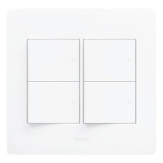 Legrand 羅格朗 Taviang 4開關 Simple 白色, 1個