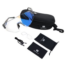 엠모터스 골프 러닝 마라톤 야구 스포츠 변색 렌즈 선글라스 M500, OCEAN BLUE, 1개