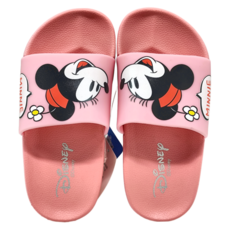 BORUI 柏睿鞋業 兒童款 Disney 米妮印刷造型防水拖鞋