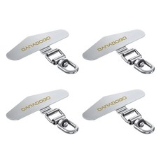 BARABOGO 手機掛繩 360度旋轉掛片固定夾手指環, 4個