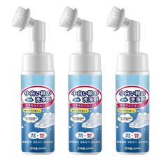 小麥購物 小白鞋慕斯清潔神器 自帶刷頭, 200ml, 3瓶