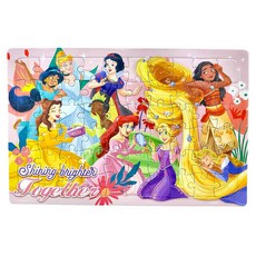 迪士尼公主 真歡樂拼圖, 1個, 60片