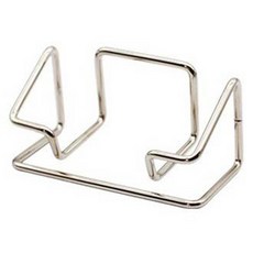 썸즈마인 메탈 명함꽂이 실버 100mm, 1개, 1단