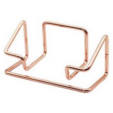 썸즈마인 메탈 명함꽂이 로즈골드 100mm, 1개, 1단