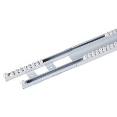 Modern House 雙層窗簾軌道, 白色