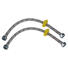 龍虎金屬 洗臉盆連接高壓軟管 夏洛特13, 2個