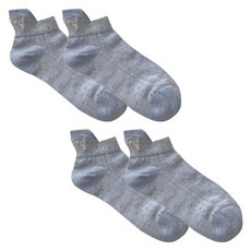 소니오 여성용 스파클 리본 발목 양말 2켤레 세트