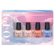 OPI OPI指甲鎖 OPI'm Dreaming Mini Pack 3.75ml*4種組, 鏡子裡的敬畏，重現光芒，保持超現實，快樂玩耍, 1組