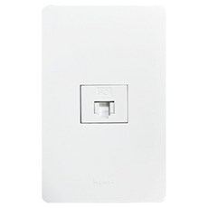 Legrand 羅格朗 TAVIAN 8P 1位 簡約白, 1個