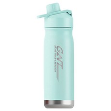 攜帶型運動不鏽鋼保溫保冷保溫杯, 700ml, 藍色, 1個