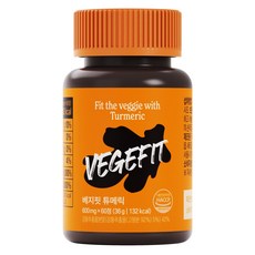 VEGEFIT 鬱金薑黃生薑 60入, 36g, 1個