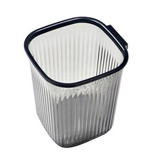 方形垃圾桶 透黑色 簡約設計 居家垃圾收納