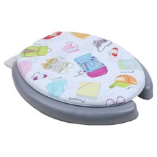 투투파파 쿠션 소프트 에오스 변기커버 프리미엄 U형, 그레이, 1개