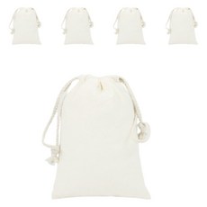 Market Pio 純棉束口包裝袋 S(15 x 25 cm), 單一顏色, 5個