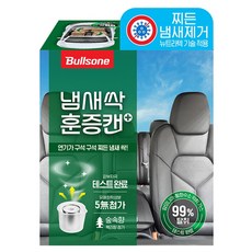 불스원 냄새싹 훈증캔 플러스 에어컨히터 차량실내 탈취제 숲속향 본품, 5g, 1개